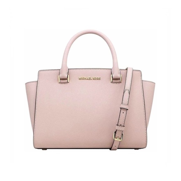 Michael Kors Handbags - MICHAEL KORS Selma Medium Saffiano Leather Satchel.